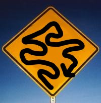 Winding Road Sign